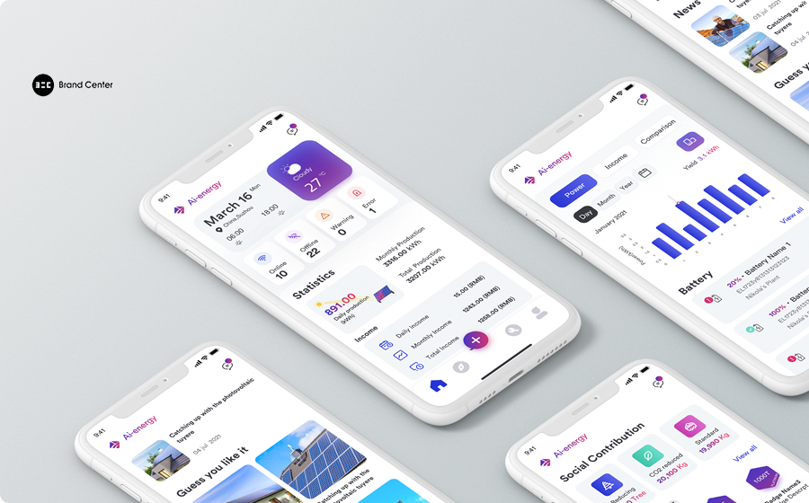 AI - Energy 用戶管理工具視覺設(shè)計