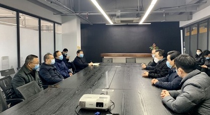 西湖區(qū)委書記高國飛、企業(yè)復(fù)工防疫工作組一行蒞臨博采網(wǎng)絡(luò)